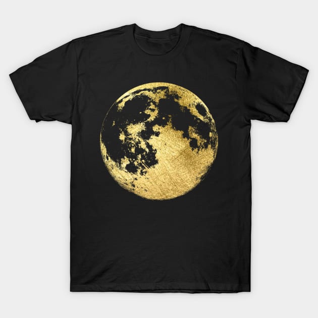 Astrochemistry Month Moon Full Moon Space T-Shirt by OnlyWithMeaning